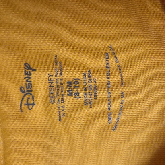 Disney Winnie The Pooh "Hunny"  Hooded Sleepwear Lounger Sz M (8-10) - Picture 3 of 6